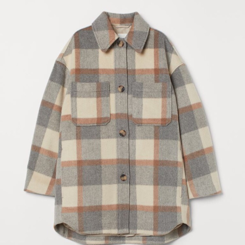 NWT Woman’s H&M Oversized Shirt Jacket